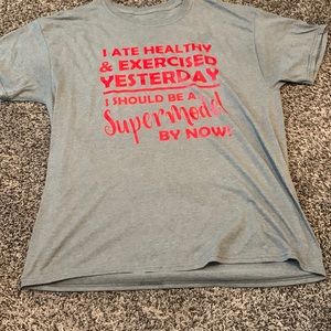 Funny workout shirt handmade
